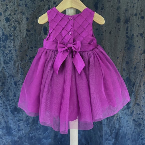Cherokee Purple Party Dress 12M - Picture 2 of 6